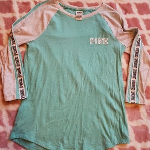 PINK 3/4 LENGTH SHIRT